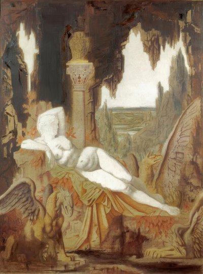 Fairy with Griffins by Gustave Moreau